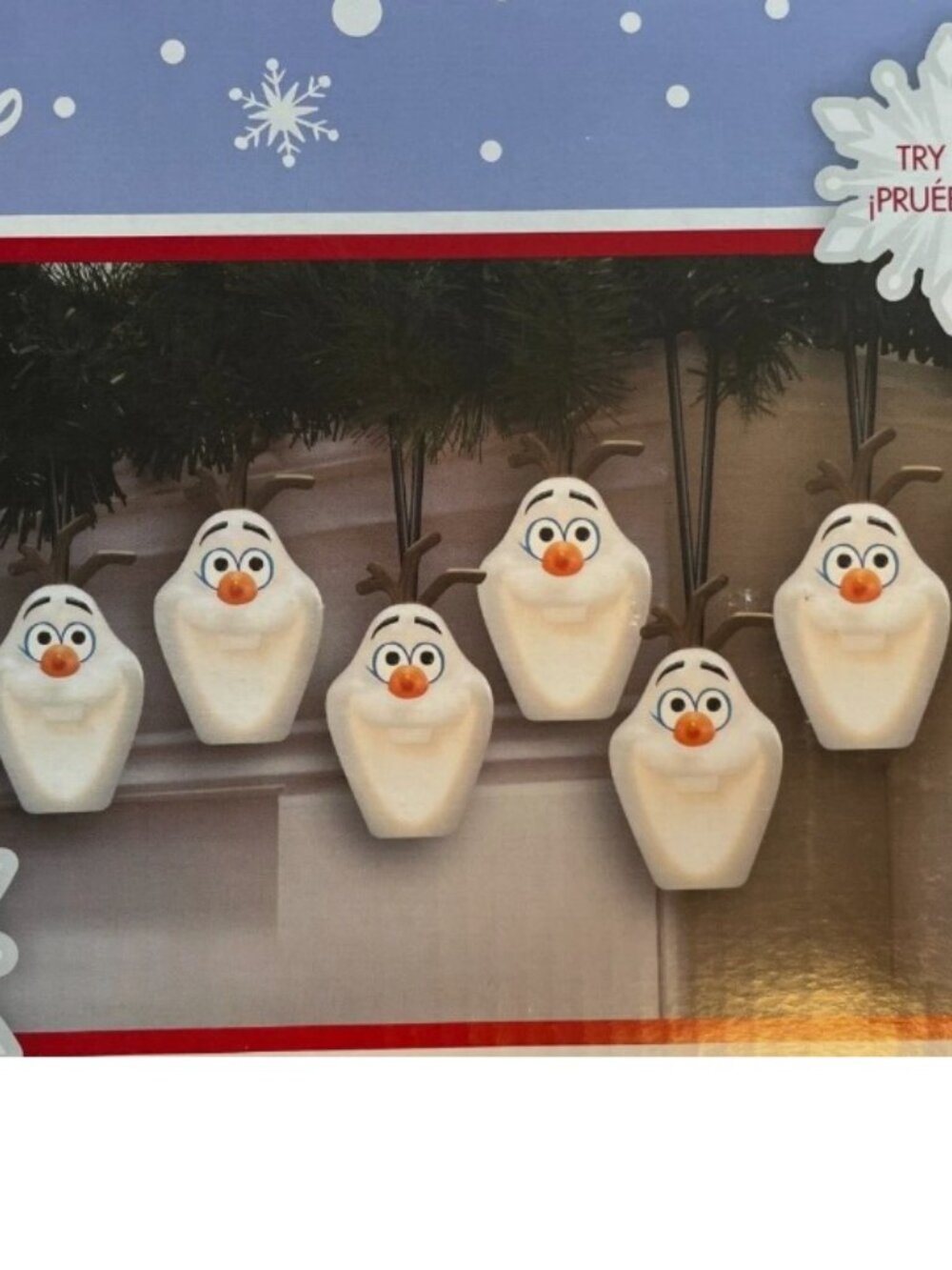 Disney Frozen Olaf Singing String Lights Musical EmoteGlow Holiday Christmas